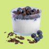 Yogur con arándanos + topping 2